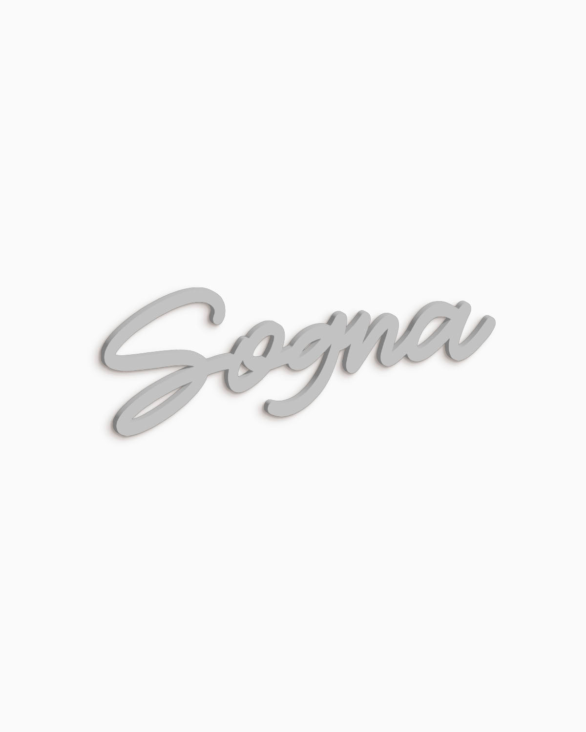 Scritta in legno Sogna