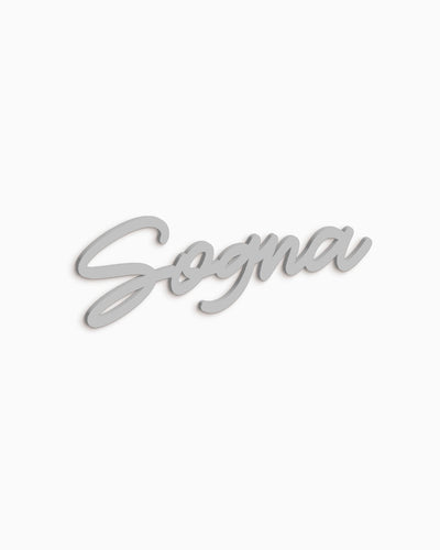 Scritta in legno Sogna
