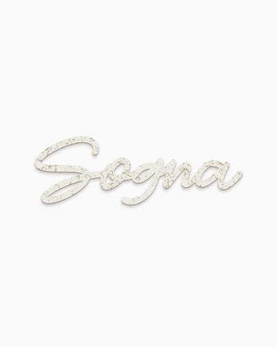 Scritta in legno Sogna