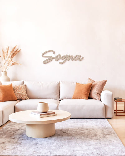 Scritta in legno Sogna