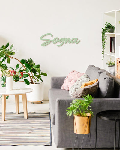 Scritta in legno Sogna