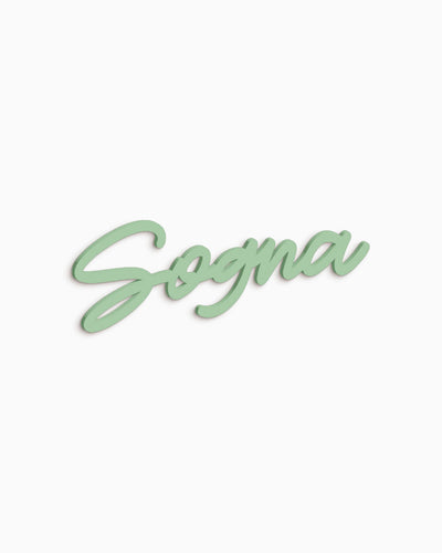 Scritta in legno Sogna