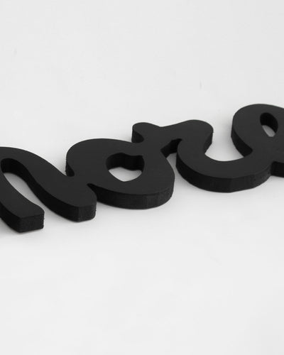 Decorazione murale in legno per la casa scritta amore idea regalo #colore_nero