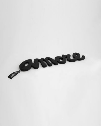 Decorazione murale in legno per la casa scritta amore idea regalo #colore_nero