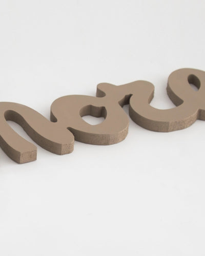 Decorazione murale in legno per la casa scritta amore idea regalo #colore_tortora