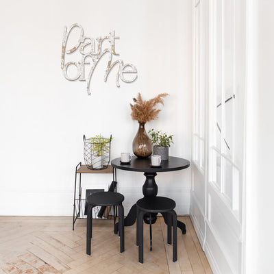 Scritta in Legno Part of me