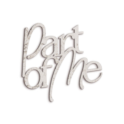 Scritta in Legno Part of me