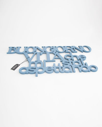 Scritta in Legno Buongiorno Vita