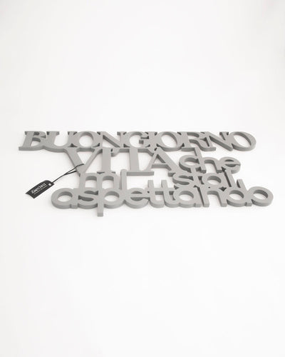 Scritta in Legno Buongiorno Vita