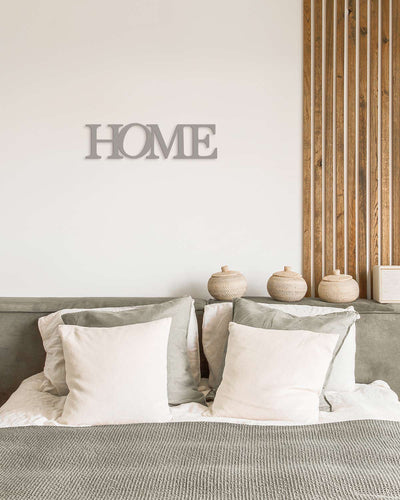 Scritta in legno Home