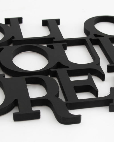 decorazione in legno follow your dreams scritta da appendere #colore_nero