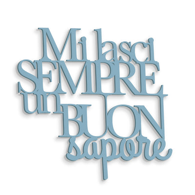Scritta in Legno Buon Sapore