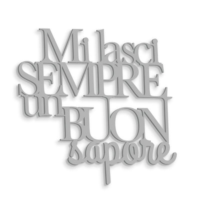 Scritta in Legno Buon Sapore