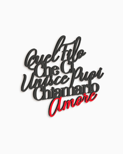 scritta in legno bicolore citazione famosa decorazione casa frase idea regalo 