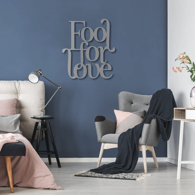 Scritta in Legno Fool for Love