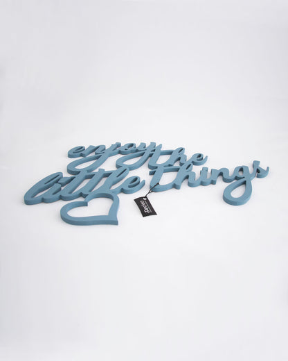 scritta da parete enjoy the little things decorazione casa #colore_azzurro-polvere