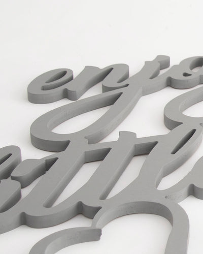 scritta da parete enjoy the little things decorazione casa 