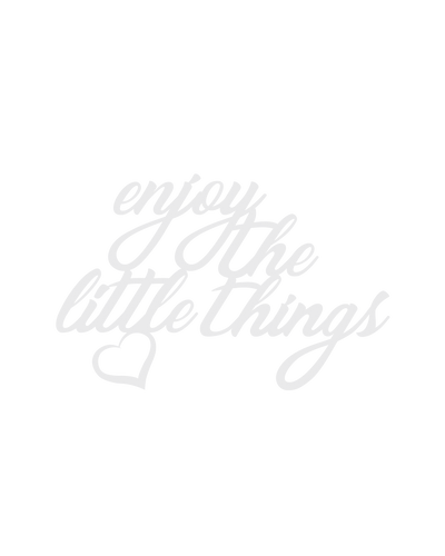 scritta da parete enjoy the little things decorazione casa 