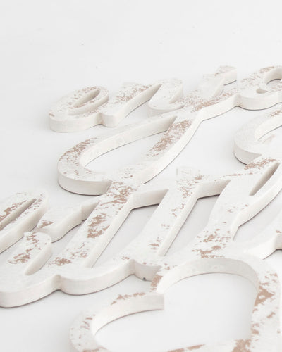 scritta da parete enjoy the little things decorazione casa 