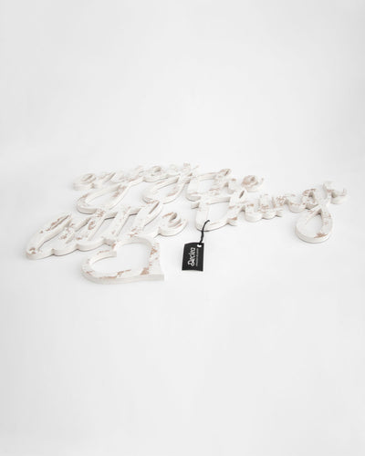 scritta da parete enjoy the little things decorazione casa 