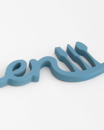 decorazione murale, scritta in legno per la cucina idea regalo kitchen #colore_azzurro-medio