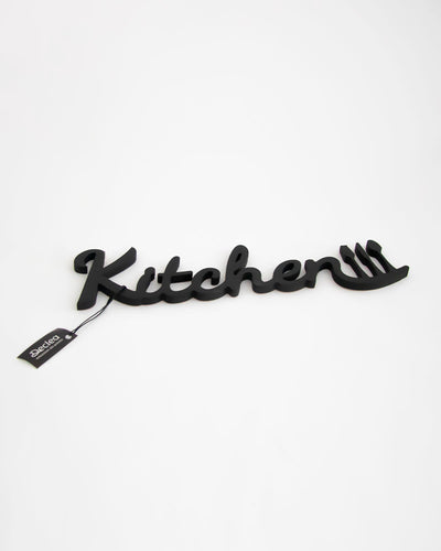 decorazione murale, scritta in legno per la cucina idea regalo kitchen #colore_nero