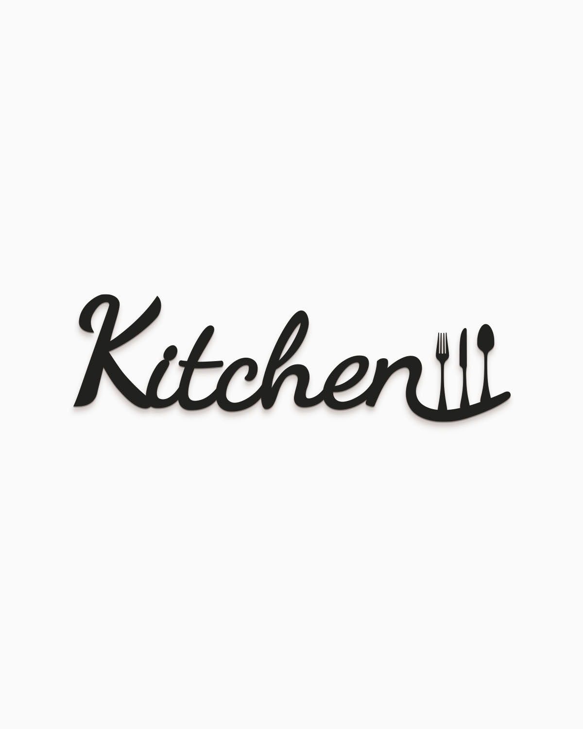 decorazione murale, scritta in legno per la cucina idea regalo kitchen #colore_nero