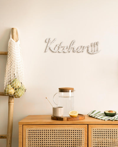 decorazione murale, scritta in legno per la cucina idea regalo kitchen #colore_shabby