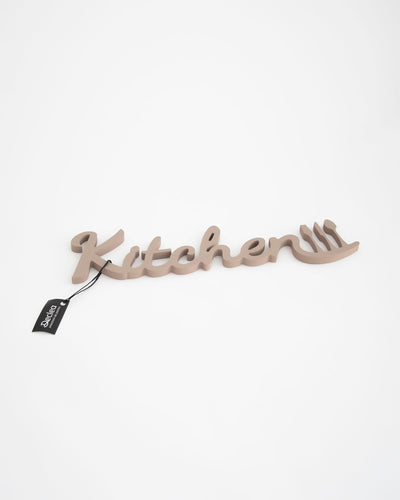 decorazione murale, scritta in legno per la cucina idea regalo kitchen #colore_tortora