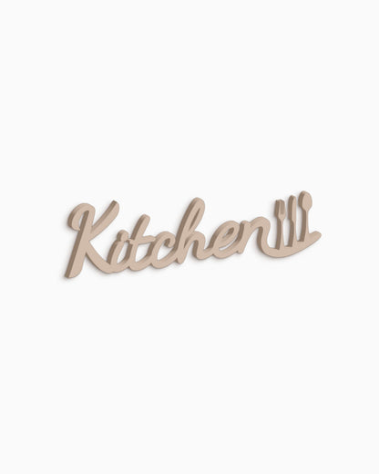 decorazione murale, scritta in legno per la cucina idea regalo kitchen #colore_tortora