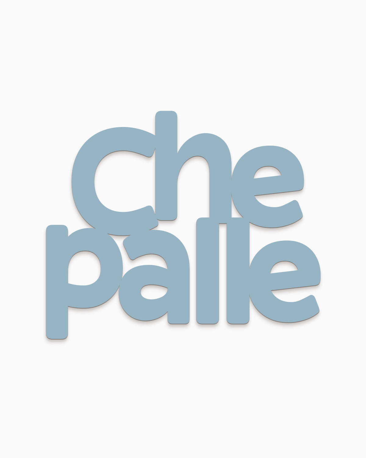 Scritta in legno Che palle