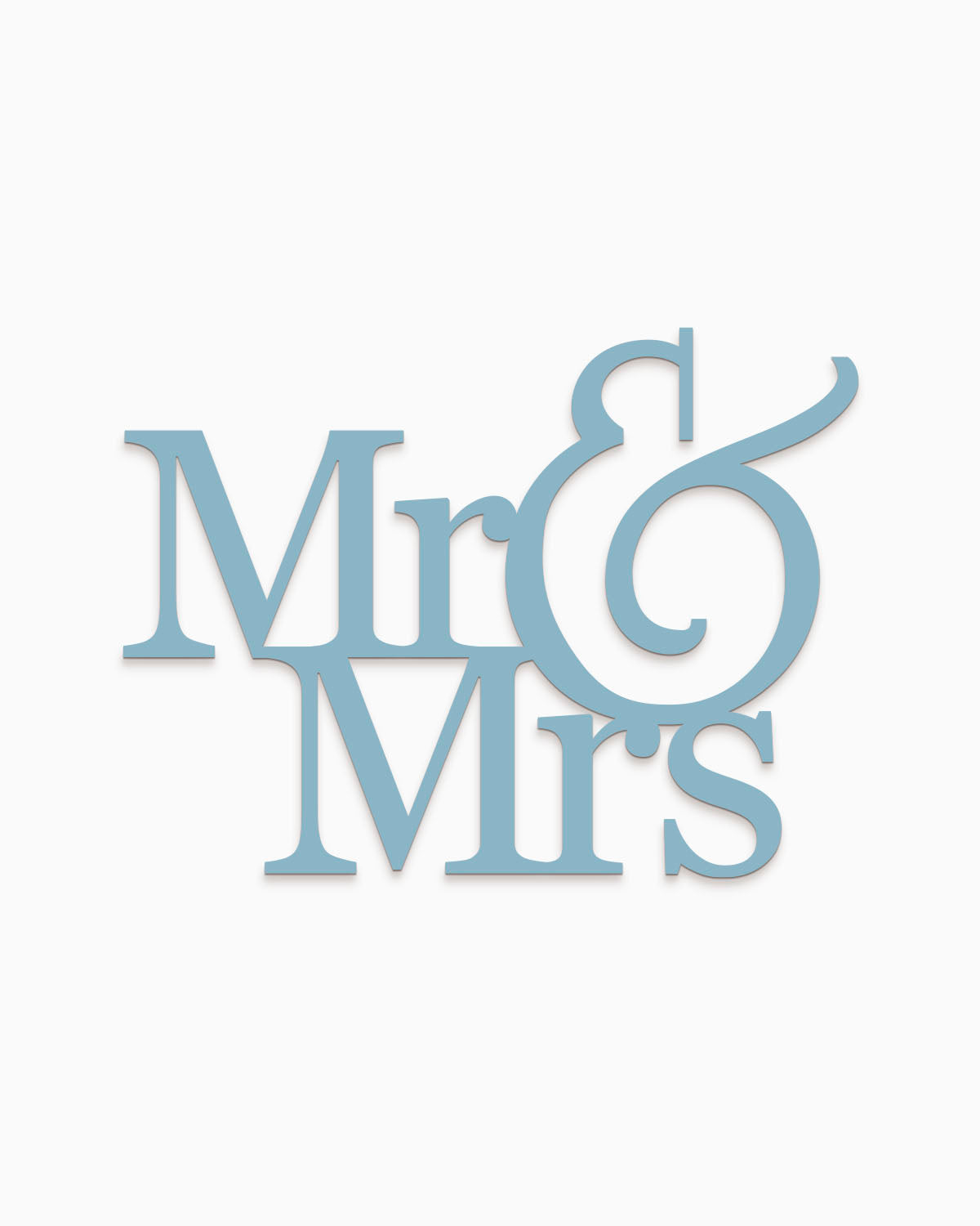 scritta in legno da appendere, decorazione murale ideale per un regalo anniversario matrimonio #colore_azzurro-polvere