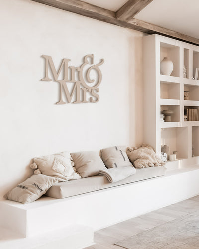 scritta in legno da appendere, decorazione murale ideale per un regalo anniversario matrimonio #colore_tortora