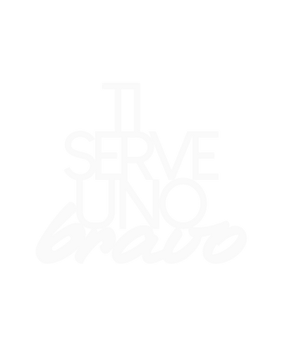 Scritta in legno Ti serve uno bravo