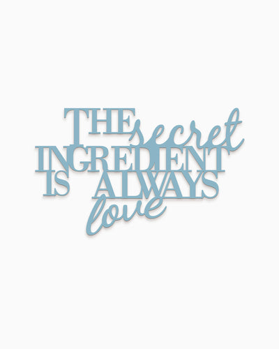 scritta in legno da parete moderna ideale per la cucina, decorazione per la casa #colore_azzurro-polvere