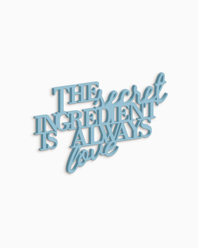 scritta in legno da parete moderna ideale per la cucina, decorazione per la casa #colore_azzurro-polvere