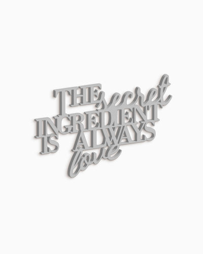 scritta in legno da parete moderna ideale per la cucina, decorazione per la casa #colore_grigio-medio