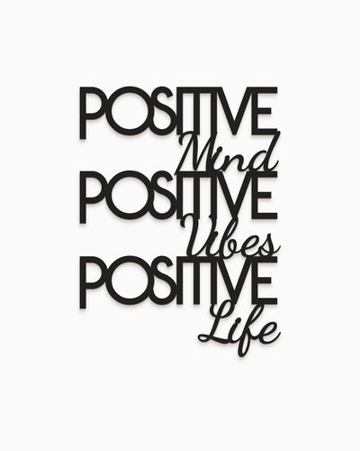 scritta in legno da appendere moderna, decorazione murale motivazionale 