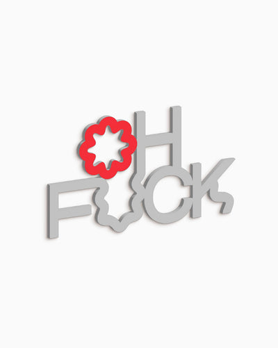 Scritta in legno Oh Fuck