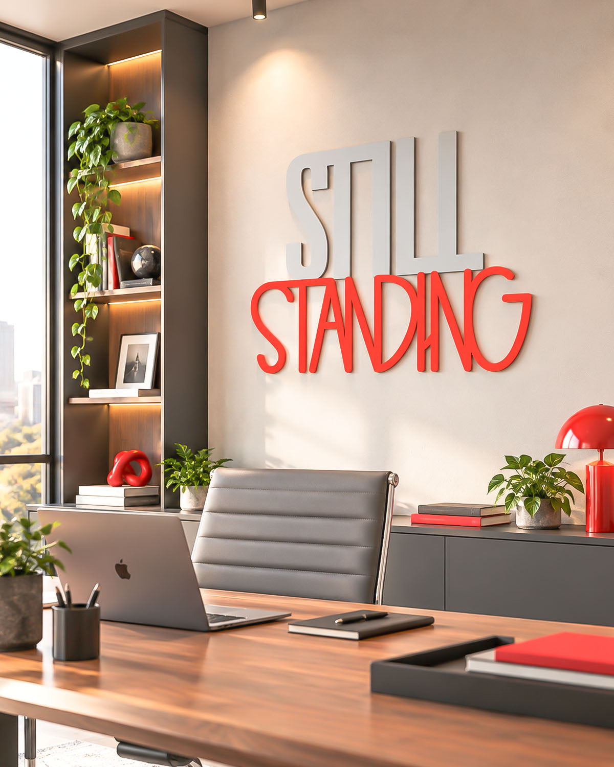 Scritta in legno Still Standing