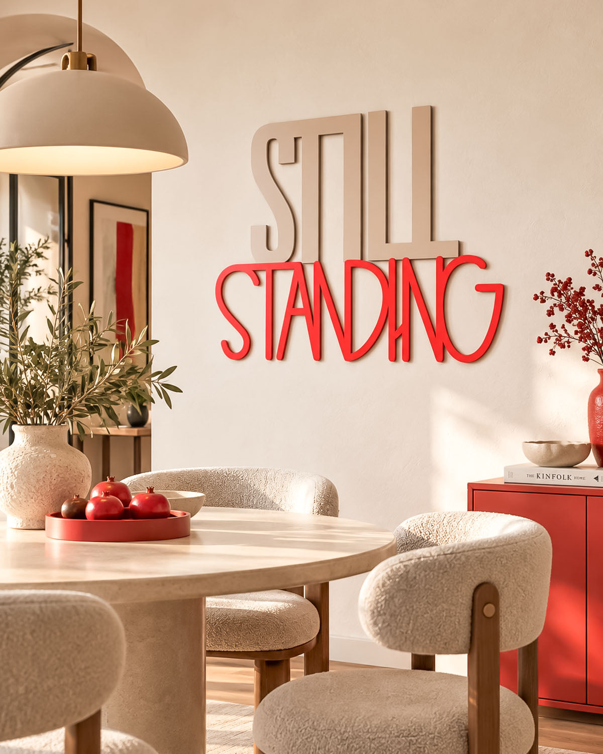 Scritta in legno Still Standing