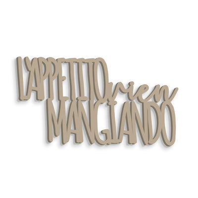 L'appetito vien mangiando