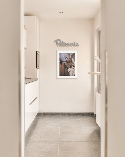 scritta in legno da cucina patisserie, decorazione moderna da appendere per la casa #colore_grigio-medio