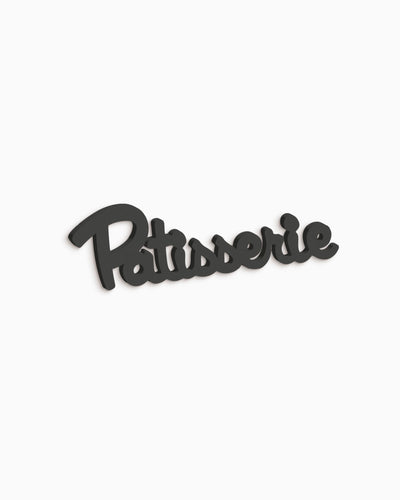 scritta in legno da cucina patisserie, decorazione moderna da appendere per la casa 