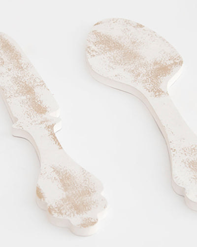 scritta da appendere da cucina, decorazione murale per la cucina, forma posate in legno, arredo moderno 