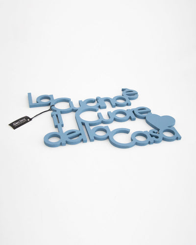 scritta in legno la cucina è il cuore della casa, decorazione da appendere in cucina, arredamento moderno 