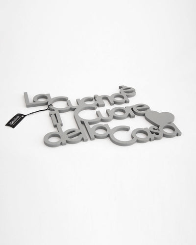 scritta in legno la cucina è il cuore della casa, decorazione da appendere in cucina, arredamento moderno 