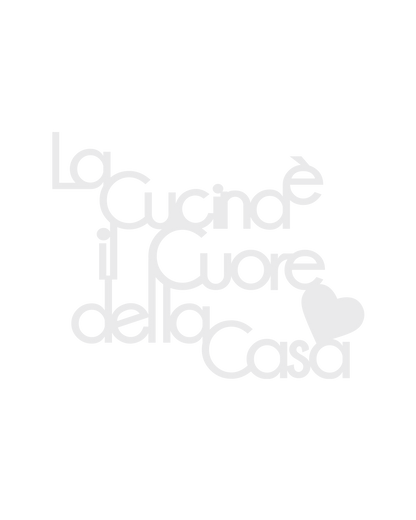 scritta in legno la cucina è il cuore della casa, decorazione da appendere in cucina, arredamento moderno #colore_colore-personalizzato