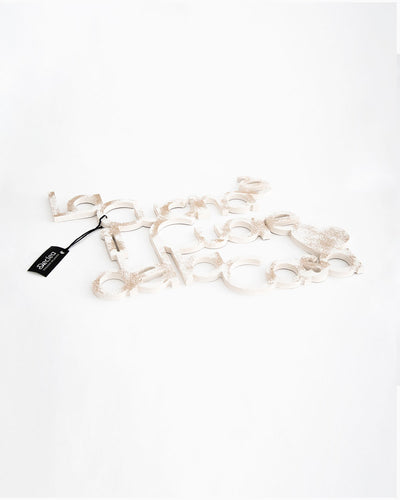 scritta in legno la cucina è il cuore della casa, decorazione da appendere in cucina, arredamento moderno 