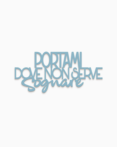 scritta da appendere arredamento casa, idea regalo, decorazione salotto da appendere #colore_azzurro-polvere